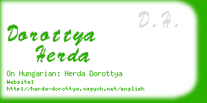 dorottya herda business card